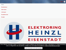 Tablet Screenshot of elektro-eisenstadt.at